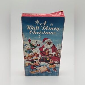 Walt Disney Christmas VHS - Red and Blue